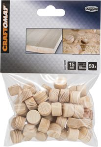 Puutappi Craftomat 15 x 10 mm 50 kpl