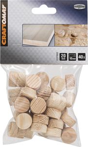 Puutappi Craftomat 20 x 10 mm 40 kpl
