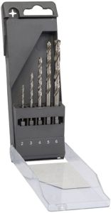 Metalliporanteräsarja Craftomat 5-osainen kuusiokanta 2-6 mm