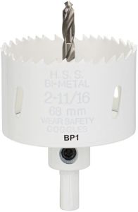 Reikäsahanterä Craftomat HSS BIM 68 mm