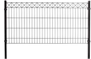 Paneeliaita 100 x 200 cm musta X-koriste
