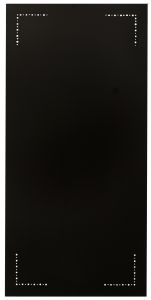 Palosuojalevy Misa musta 48 x 98 cm