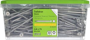 Terassiruuvi Essve Classic RST A4 TX20 4,8 x 75 mm 250 kpl