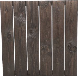 Puulaatta 60 x 60 cm grafiitinharmaa sileä