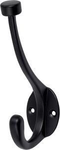 Vaatekoukku Habo Point musta 145 mm