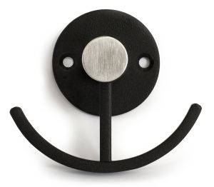 Vaatekoukku Habo Smile musta