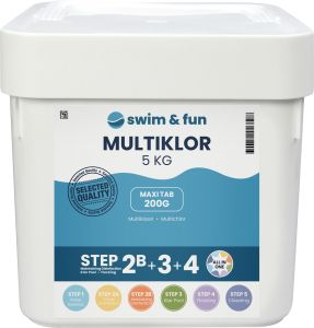 Multiklor Swim&amp;Fun 200 g 5 kg