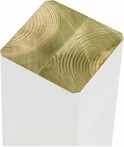 Tolppa Plus 6,8 x 6,8 x 188 cm valkoinen