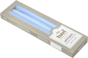 Antiikkikynttilä Havi 28 cm 4 kpl vaaleansininen