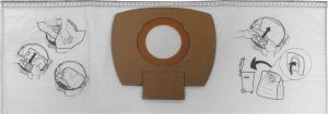 Pölypussi fleece kangasta Makita P-72899 5 kpl/pkt