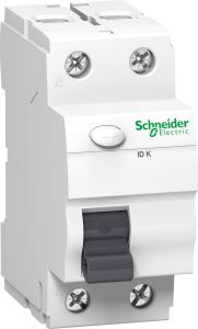 VIKAVIRTAKYTK Schneider Electric 2-NAP 25A 30MA A Valkoinen