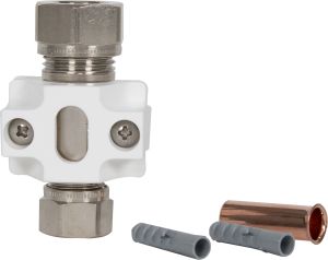Kuulasulkuventtiili Oras 281106 15x10 mm pidikkein
