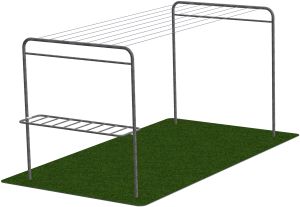 Yhdistelmäteline Varax 110 harmaa