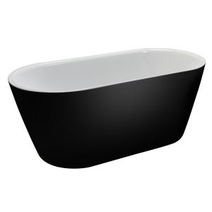 Kylpyamme Camargue Visby 160 cm Musta