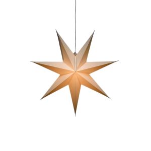 Paperitähti Konstsmide valkoinen Ø 60 cm