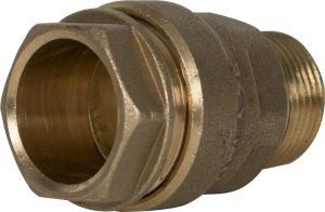 Muoviputken liitin Opal UK 3/4 x 25 mm  MS