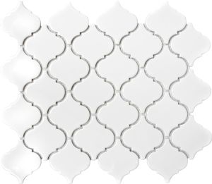 Mosaiikki Florentine Kiiltävä Valkoinen