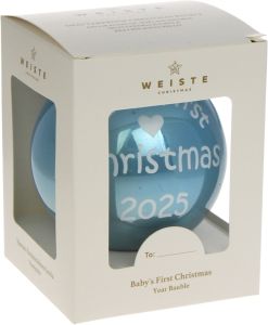 Joulukuusenpallo Baby&#039;s First Christmas opaali lajitelma
