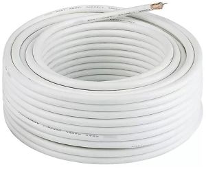 Antennikaapeli Kabelexpress 120 dB valkoinen 25 m