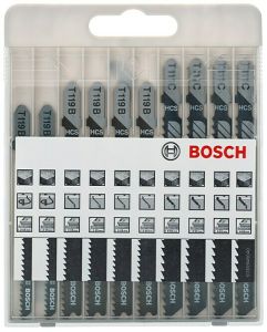 Pistosahanteräsarja Bosch Basic for Wood 10 osaa