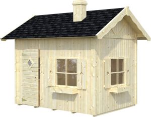 Leikkimökki Palmako Grete parvella 3,7 m²