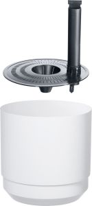 Kestokasteluruukku Orthex Pauliina valkoinen 25 cm