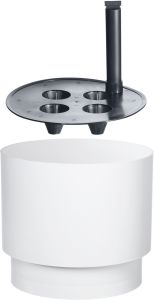 Kestokasteluruukku Orthex Pauliina valkoinen 40 cm