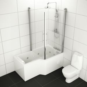 Magneettiprofiili (2 tk) Camargue Skaraborg Combi ammeseinälle 150 cm Kromi