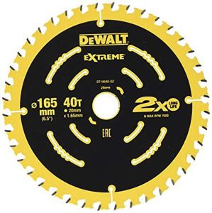 Pyörösahanterä DeWalt DT10640-QZ 165 x 20 mm 40T
