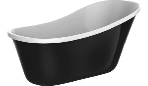 Kylpyamme Camargue Siljan 150 Valkoinen/musta