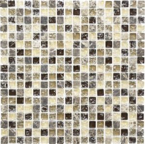 Mosaiikki Square Mix Ruskea