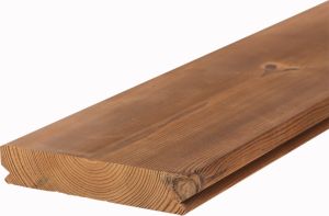 Terassilauta Lunadeck 2 Lämpökäsitelty Öljytty 26 x 140 mm