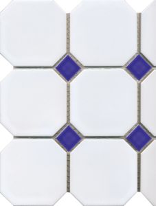 Mosaiikki Octa 9,7 x 9,7 cm Sininen