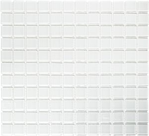 Mosaiikki Crystal Valkoinen