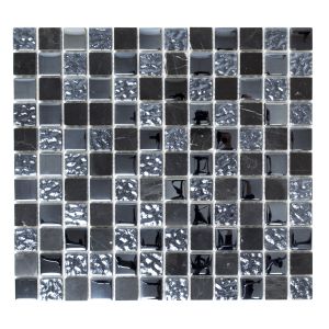 Mosaiikki Crystal Mix-harmaa-musta Arkki