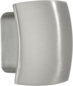 Nuppi Beslagsboden Modern BN467 32 x 30 mm Harjattu Nikkeli