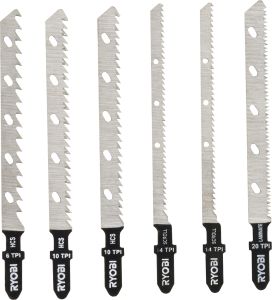 Pistosahanteräsarja Ryobi RAK6JSBW ONE+