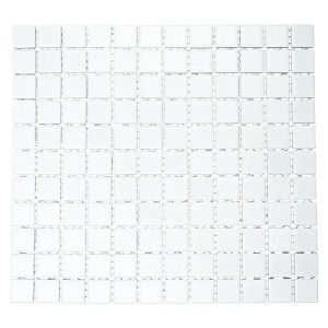 Mosaiikki Quadrat Uni B 140 Valkoinen 32,6 x 30 cm