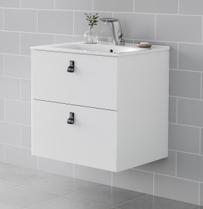Setti: Alakaappi IDO Elegant + Tasoallas IDO Elegant + 2 x Nahkavedin IDO Elegant