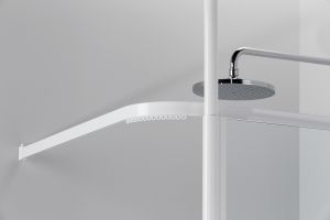 Suihkuverhokisko Vihtan 900 x 900 mm Matta-alumiini