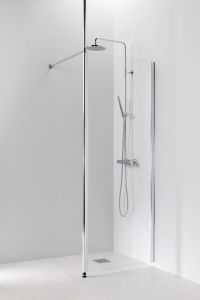 Suihkuverhokisko Vihtan 1000 mm Suora Valkoinen