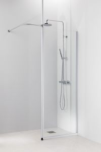 Suihkuverhotanko Vihtan Ocean 1200 x 400 mm Luonnonväri Anodisoitu