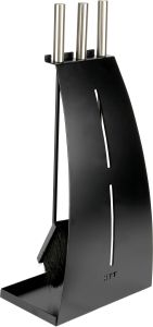 Takkasetti Pisla HTT Kelo musta 25 x 16 x 56 cm