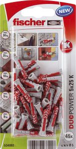 Tulppa Fischer Duopower 5 x 25 K