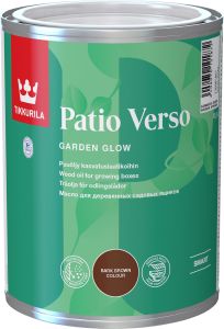 Puuöljy Tikkurila Patio Verso Kaarnanruskea