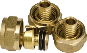 Jakotukin liitinsarja PEX Gelia 15 x 2,5 mm 3 kpl/pss