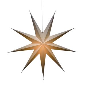 Paperitähti Konstsmide valkoinen Ø 115 cm