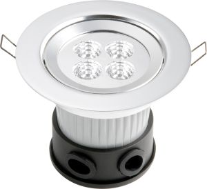 Kattospotti Konstsmide Ulkokäyttöön Hopea