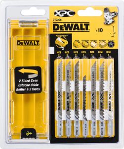 Pistosahanteräsarja DeWalt DT2296 10 kpl