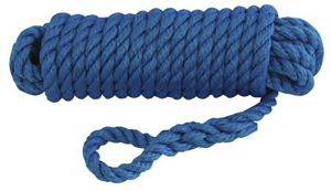 Lepuuttajan köysi Talamex sininen 8 mm x 2,5 m